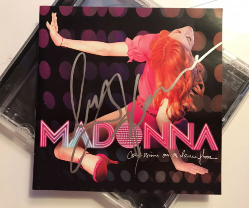 RARE SIGNED MADONNA CONFESSIONS ON A DANCE FLOOR CD AUTOGRAPHED QUEEN OF POP