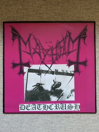 Mayhem Deathcrush Lp   Black Vinyl With Numbered Cover   22  And Insert