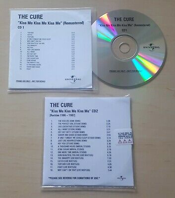 THE CURE Kiss Me Kiss Me Kiss Me 2006 UK numbered promo test 2 CD remastered