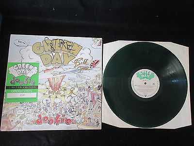 Green Day Dookie German Limited Numbered Green Vinyl LP Signed 
