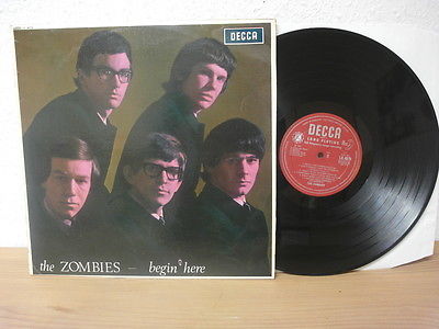 THE ZOMBIES Begin Here UK MONO 1965 MINT  lp beat   psych  Garage Monster