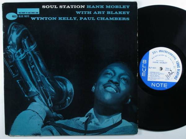 HANK MOBLEY Soul Station BLUE NOTE LP mono w63rd deep groove 