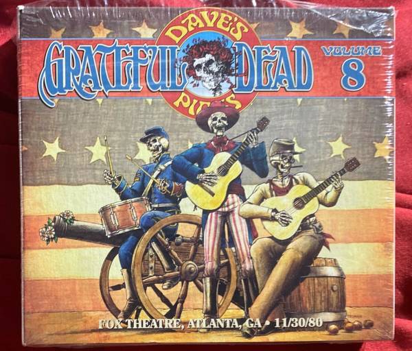 the-grateful-dead-rare-3-cd-dave-s-picks-vol-8-live-1980-atlanta-numbered-mint