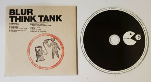 Blur Think Tank Banksy Hand Stamped Petrol Head Cover Rare Promo CD 2003