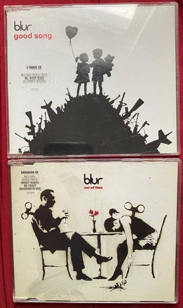 Blur  2 import Cd singles 2003 Good Song   Out of time   with Remixes 