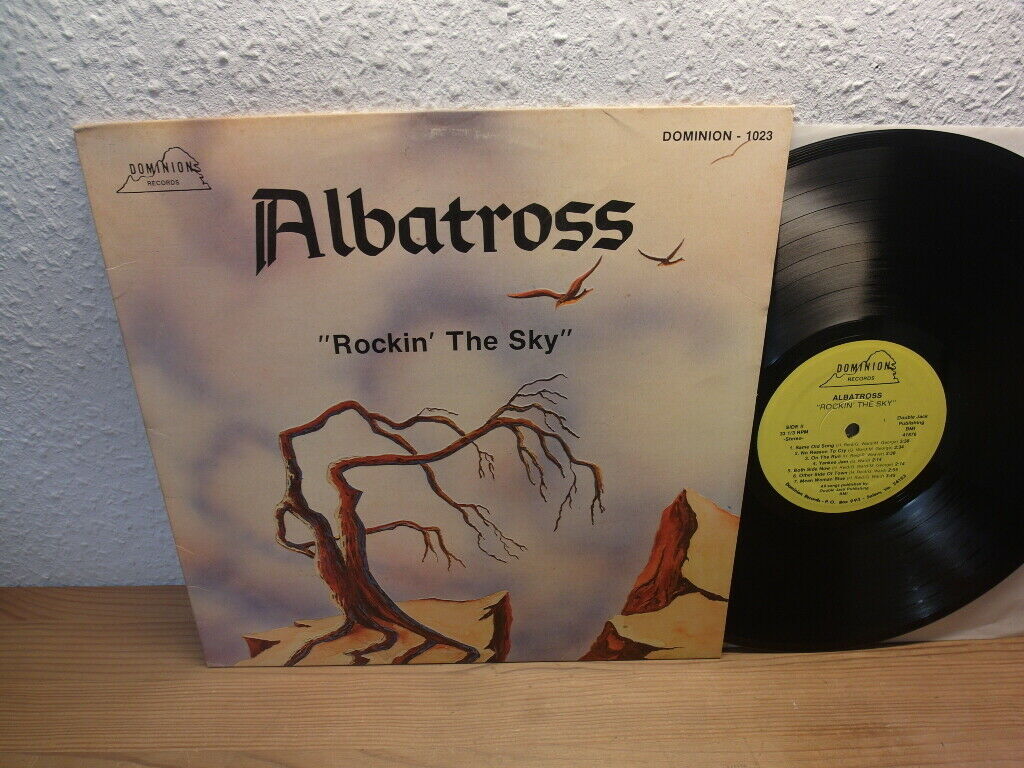 RARE ORIG RURAL PSYCH LP ALBATROSS Rockin  The Sky 1975 plays Mint 