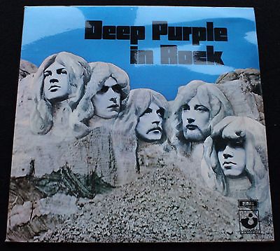 DEEP PURPLE In Rock UK 1970 1st Pressing Harvest SHVL 777 MINT  no EMI  LP Psych