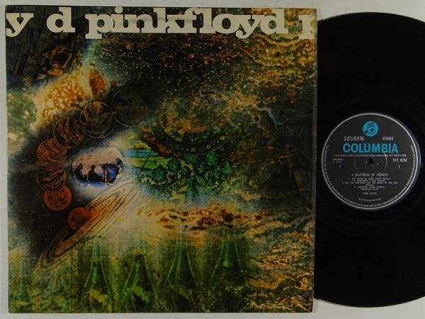 PINK FLOYD A Saucerful of Secrets LP on Columbia UK 1st pressing VG   
