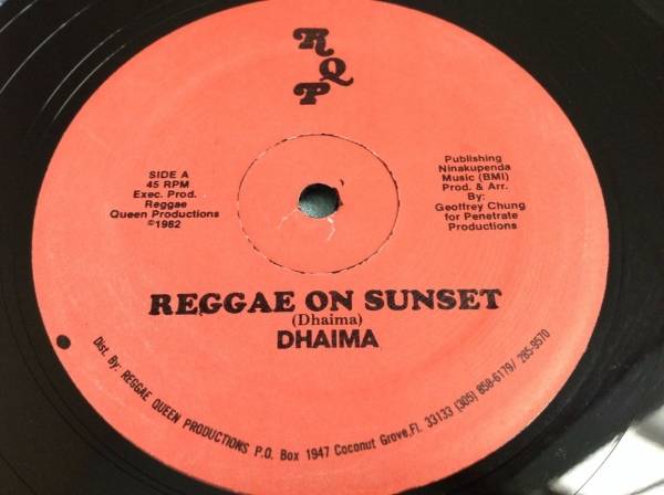 Hear Rare Digi Electro Roots Psych Reggae 12    Dhaima   Reggae On Sunset   RQP