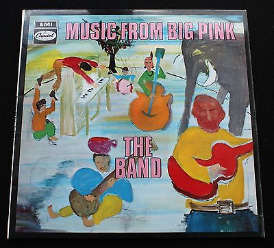 BAND Music From Big Pink    UK Capitol 1968 1st    pressing STEREO MINT LP Psych Dylan