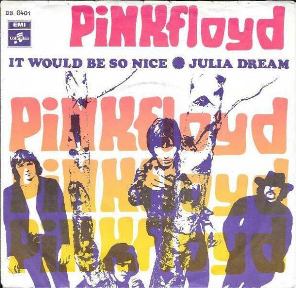 PINK FLOYD 45 IT WOULD BE SO NICE PS HOLLAND RARE 1968