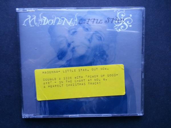 Madonna   Little Star  UK 1 TRACK PROMO ONLY CD SINGLE IN SILVER   BLUE COVER 