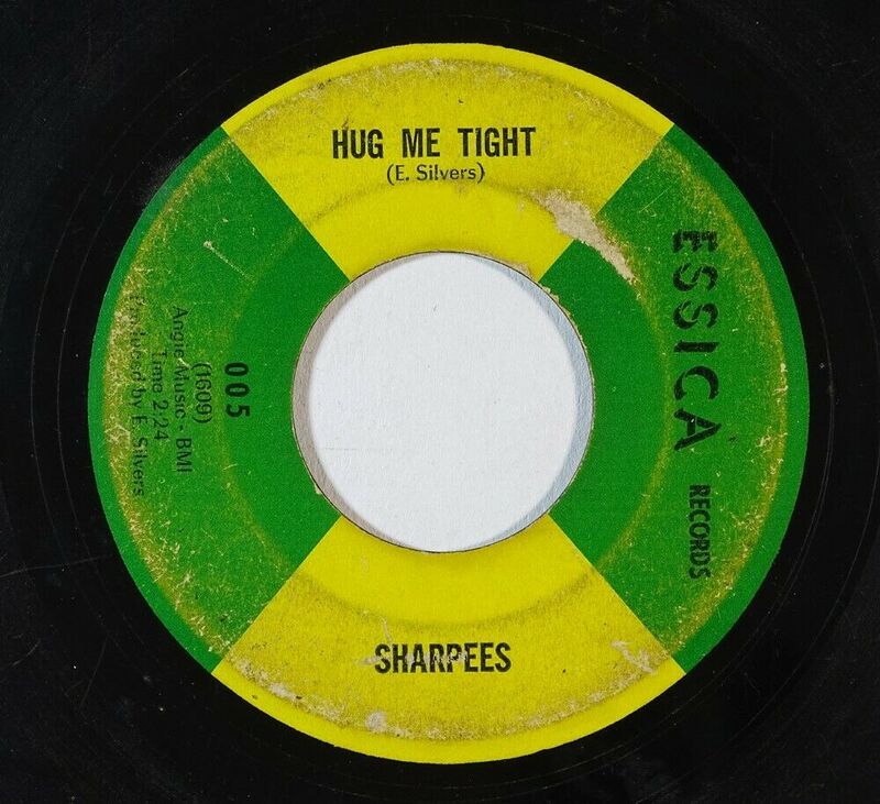 Northern Soul 45 SHARPEES Hug Me Tight Just To Please You on Essica unknown  