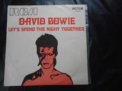 DAVID BOWIE LET S SPEND THE NIGHT TOGETHER   BRAZIL 7INCH SINGLE