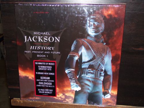 MICHAEL JACKSON sealed 3LP box HIStory  Past Present   Future vol 1 ltd ed RARE 