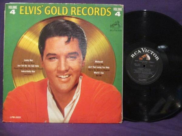 Elvis Presley  Elvis Gold Records Volume 4  LP MONO LPM 3929 RARE