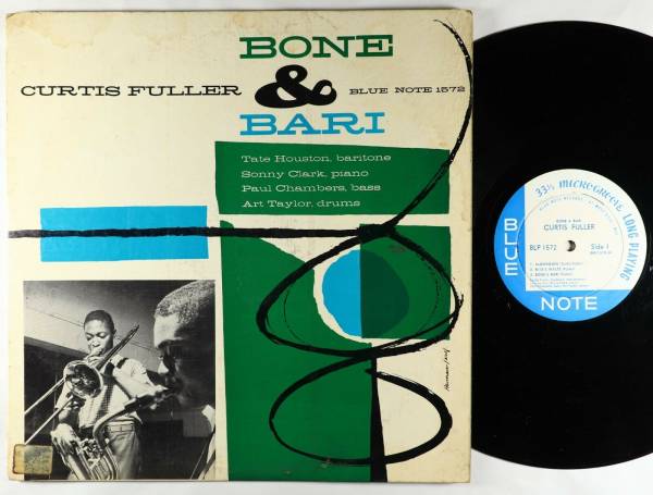 Curtis Fuller   Bone   Bari LP   Blue Note   BLP 1572 Mono DG RVG Ear 47 W 63rd