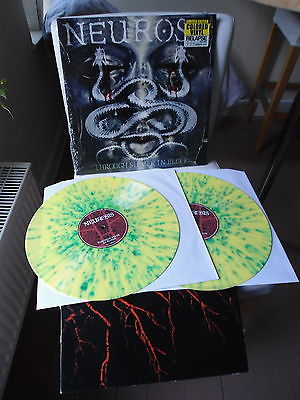 NEUROSIS green yellow Vinyl 2LP   booklet Through Silver In Blood  Iron City 