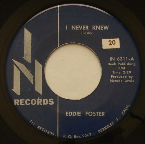 rare-northern-soul-eddie-foster-i-never-knew-i-will-wait-vg-in-45-hear