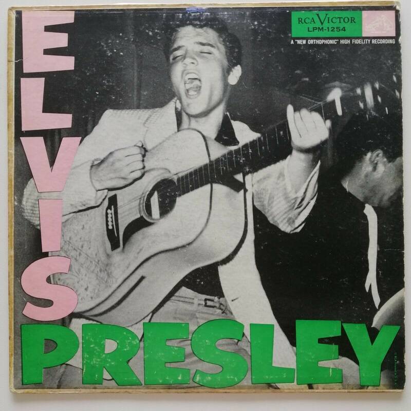 LP Elvis Presley S T SAME TITLE LPM 1254 Rca Victor USA 1956 1st press  a 