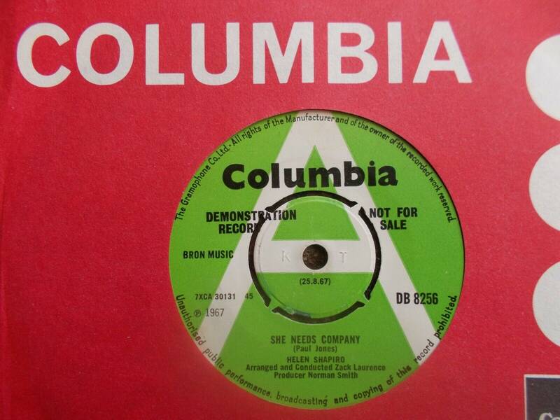 M  UK COLUMBIA DEMO 45  HELEN SHAPIRO   STOP AND YOU WILL BECOME AWARE     A 