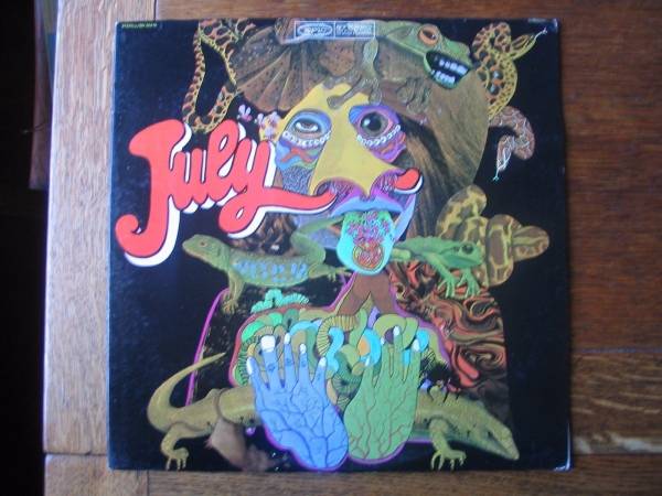 July   July  Mega rare vinyl LP  USA Demo   Promo  Psych  MINT