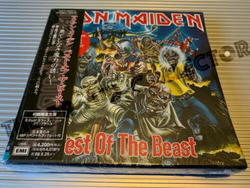 IRON MAIDEN Best of the Beast  TOCP 20005 6 1996  ORG UK JAPAN 2 CD OBI  SEALED 