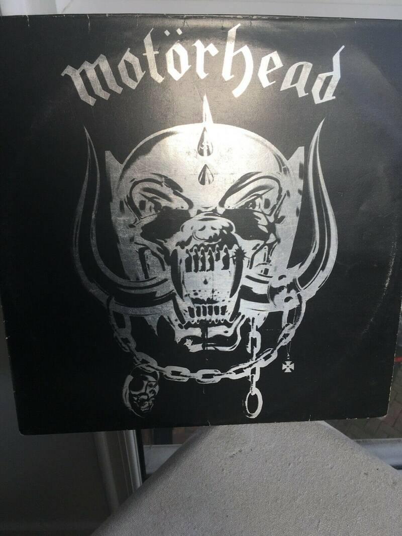 Motorhead   Debut LP on Vinyl with original limited edition Silver Print Cover  