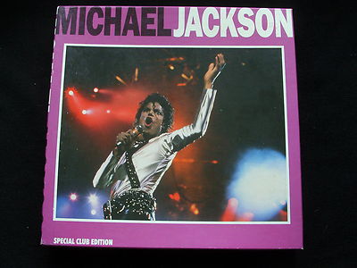 MICHAEL JACKSON Special Club Edition ULTRA RARE Swedish 3 LP BOX SET w  Book