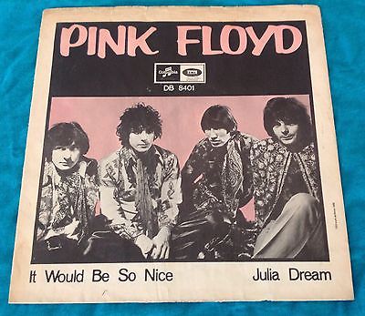 PINK FLOYD  It would be so nice Julia Dream  ultra rare Sweden 7  ps