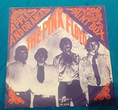 PINK FLOYD  Apples and Oranges Paint Box  orig Dutch ultra rare 7  PS psych