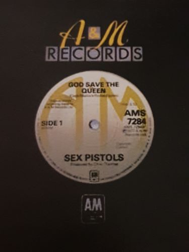 A M   Sex Pistols 1977 original  single  God Save The Queen