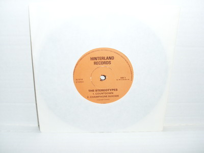 STEREOTYPES COUNTDOWN EP HINTERLAND LABEL ORIGINAL PUNK KBD 1979 100 COPIES ONLY