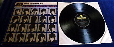 The Beatles A HARD DAY   S NIGHT ORIGINAL 1964 FIRST PRESSING UK MONO VINYL LP