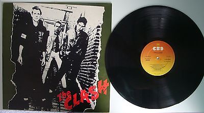 Clash First LP Gold Stamp Promo First Pressing 1977 With Red Sticker Inner Rare