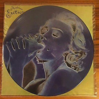 Madonna Erotica Withdrawn UK Original Picture Disc 12 Record W0138TP Super Rare 