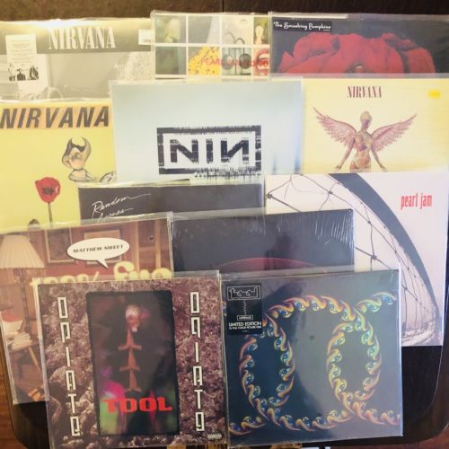12 RARE  SEALED Original Nirvana In Utero Clear NIN Smashing Pumpkins ADORE Mono