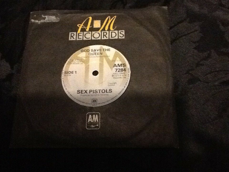 Sex Pistols   Original 1977 A M  God Save The Queen  Single 45RPM