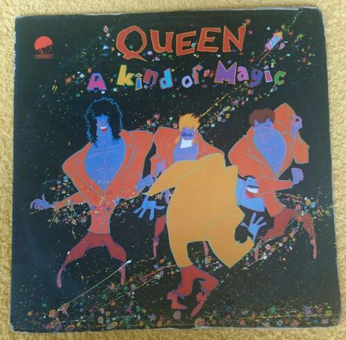 QUEEN A Kind Of Magic LP colombia press blue color vinyl  Bohemian Rhapsody RARE