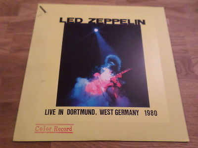 Led Zeppelin LP Dortmund vol 1 1980 Red Vinyl Acetate Japan UNDOCUMENTED