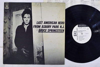 BRUCE SPRINGSTEEN LAST AMERICAN HERO FROM ASBURY CBS SONY YAPC95 Japan PROMO LP