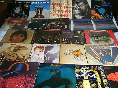 350 X LPS  BOWIE QUEEN   MOODY BLUES  TOM PETTY  NEIL YOUNG  CLASH  PISTOLS EX 