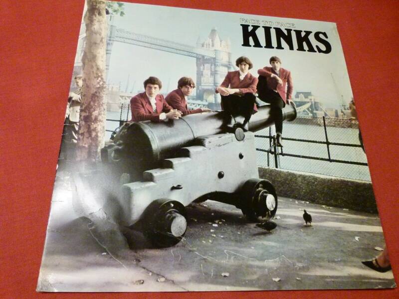 KINKS FACE TO FACE original Greek MONO PYE vinyl lp FIRST ISSUE COVER beatles