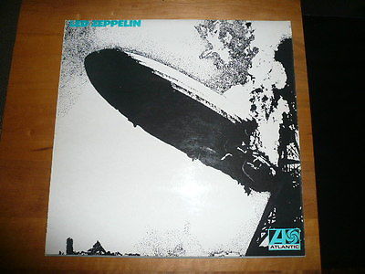 Led Zeppelin  1 st  Turquoise Record NM to EX    Cover NM