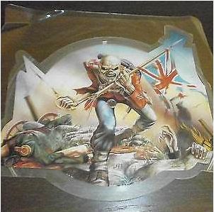 Iron Maiden   The Trooper 7  Uncut Picture Disc Test Pressing Rare Heavy VG Metal