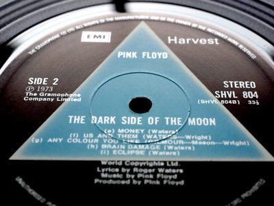 PINK FLOYD DARK SIDE OF THE MOON SOLID BLUE 1st MINT Rarest A2 B2 TOP ARCHIVE