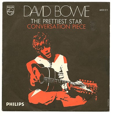 David Bowie   THE PRETTIEST STAR   Italian picture sleeve single   MEGA RARE