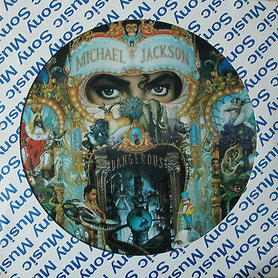 Michael Jackson Dangerous LP PROMO Original Picture Disc 1991 Error Track BRAZIL