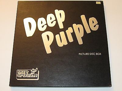 DEEP PURPLE picture disc box 1985 SWEDEN 3x12  BOX SET EX  ULTRA RARE 