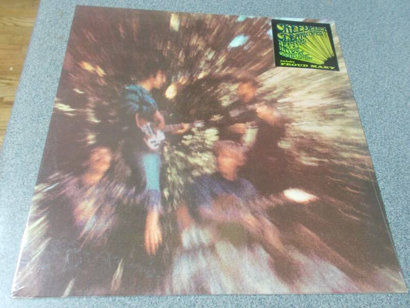 SEALED ROCK LP 1969 Creedence Clearwater Revival Bayou Country Proud Mary stker